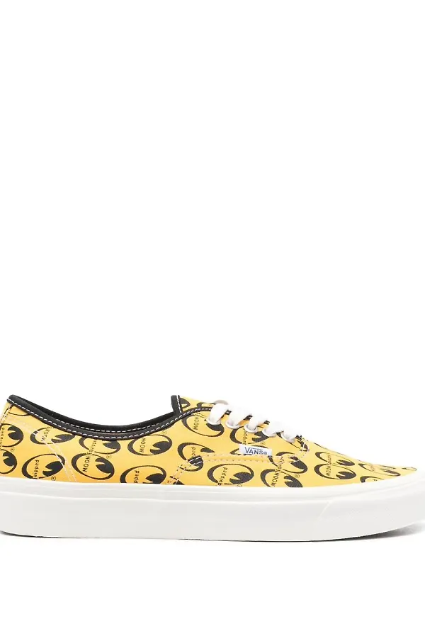 Vans låga sneakers med tryck - Gul