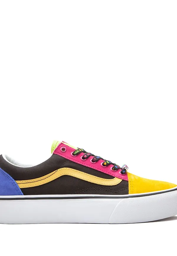 Vans Old Skool platåsneakers - Gul