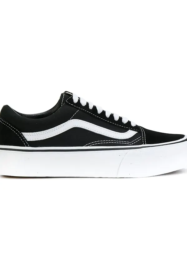 Vans Old Skool platåsneakers - Svart