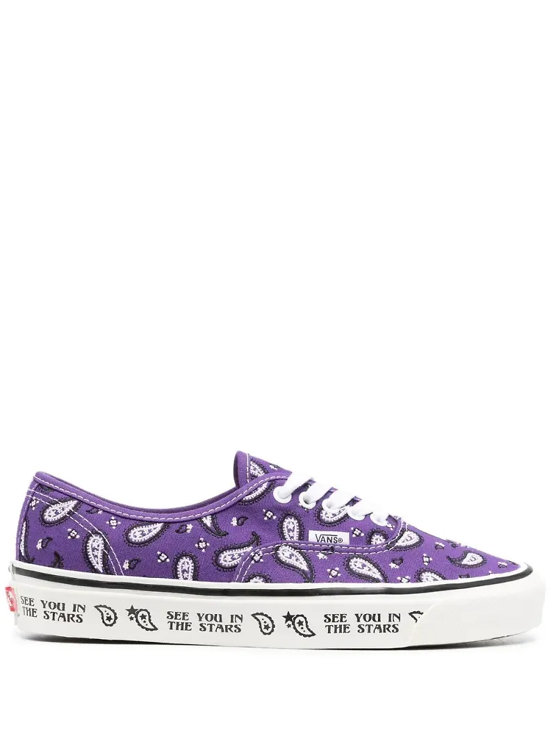 Vans paisleymönstrade sneakers - Lila