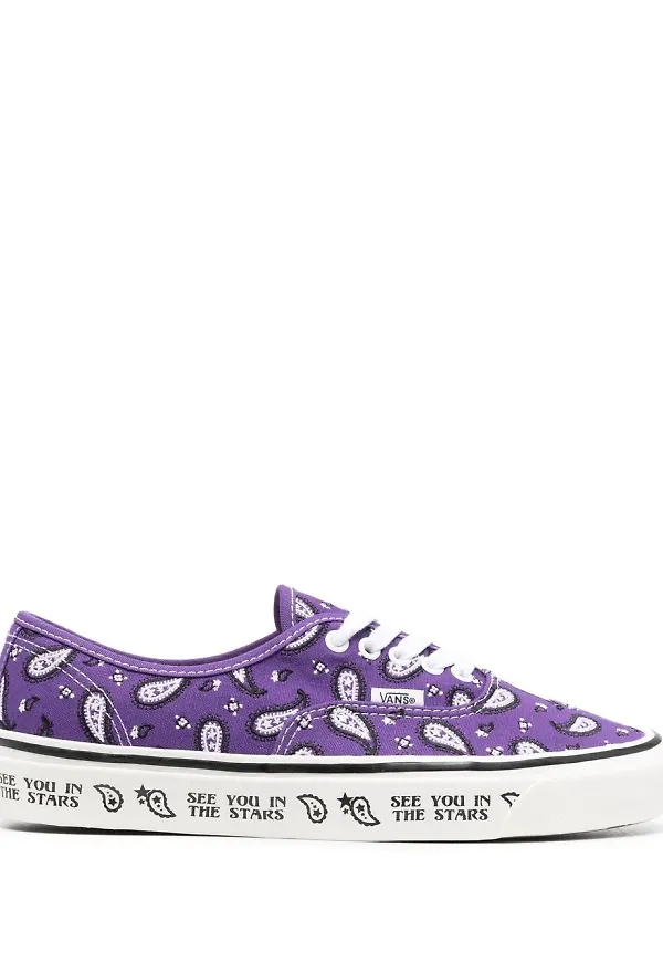 Vans paisleymönstrade sneakers - Lila