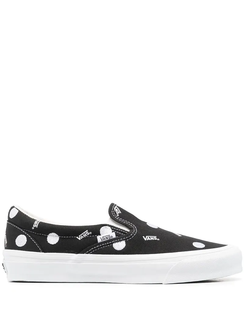 Vans prickiga slip on-sneakers - Svart
