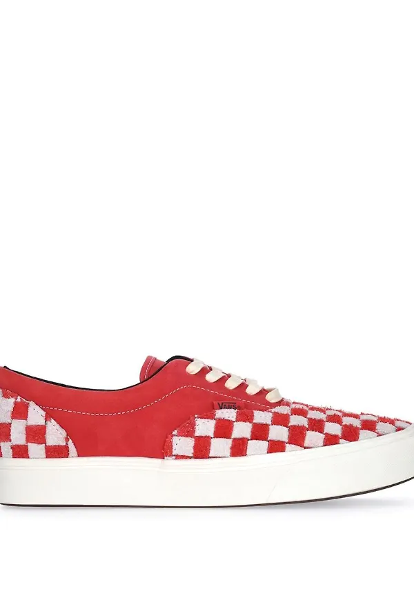 Vans rutiga låga sneakers - Röd