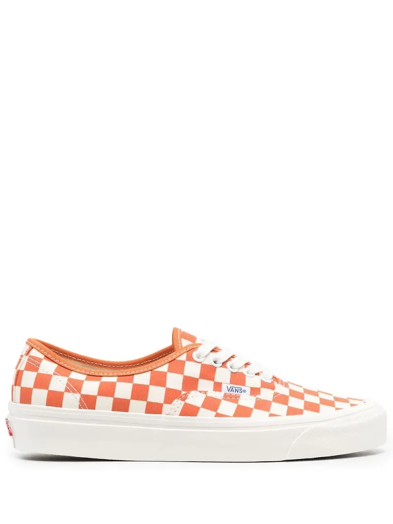 Vans rutiga sneakers - Orange