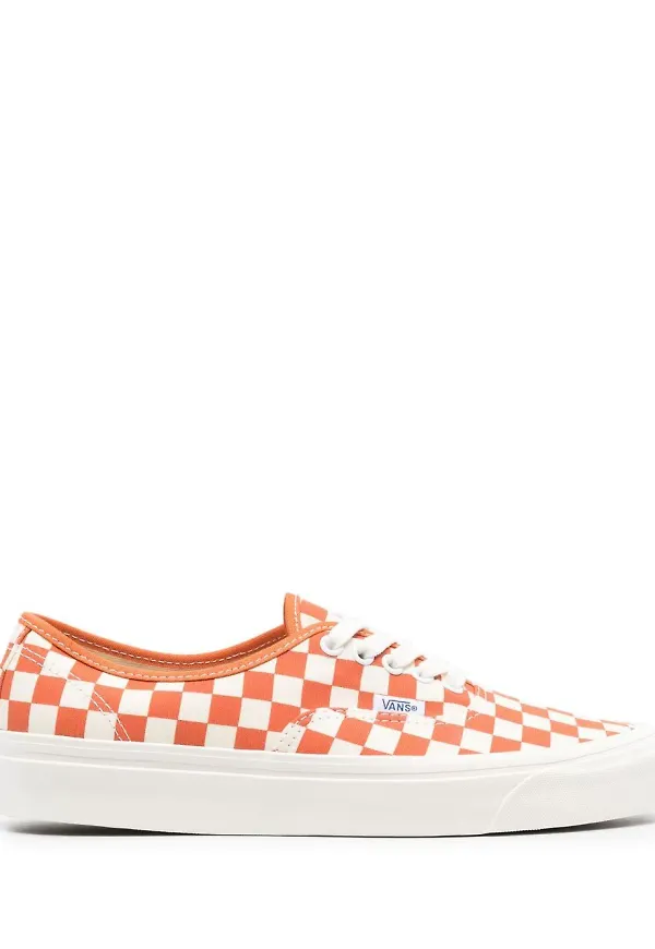 Vans rutiga sneakers - Orange