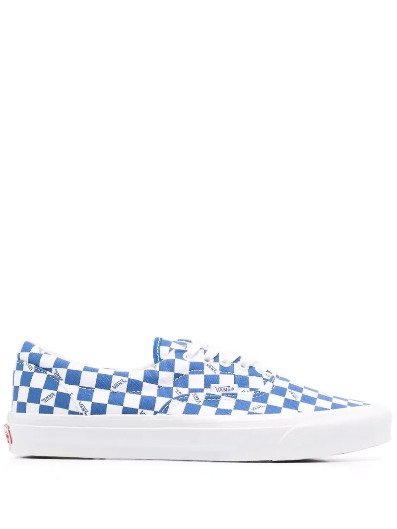 Vans rutiga sneakers - Vit