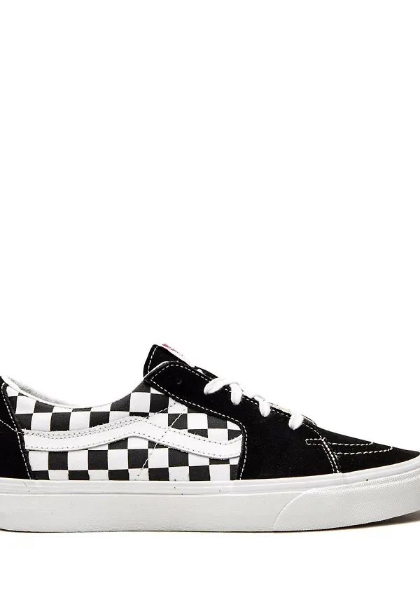 Vans Sk8 rutiga låga sneakers - Svart