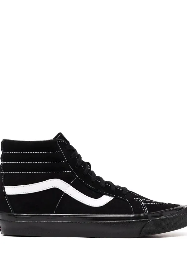 Vans sneakers med mockapanel - Svart