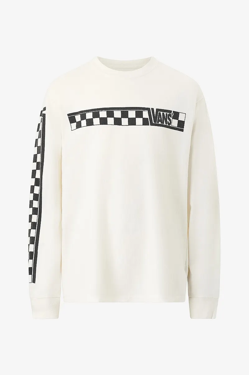 Vans - Sweatshirt Vans Racing LS Tee - Vit