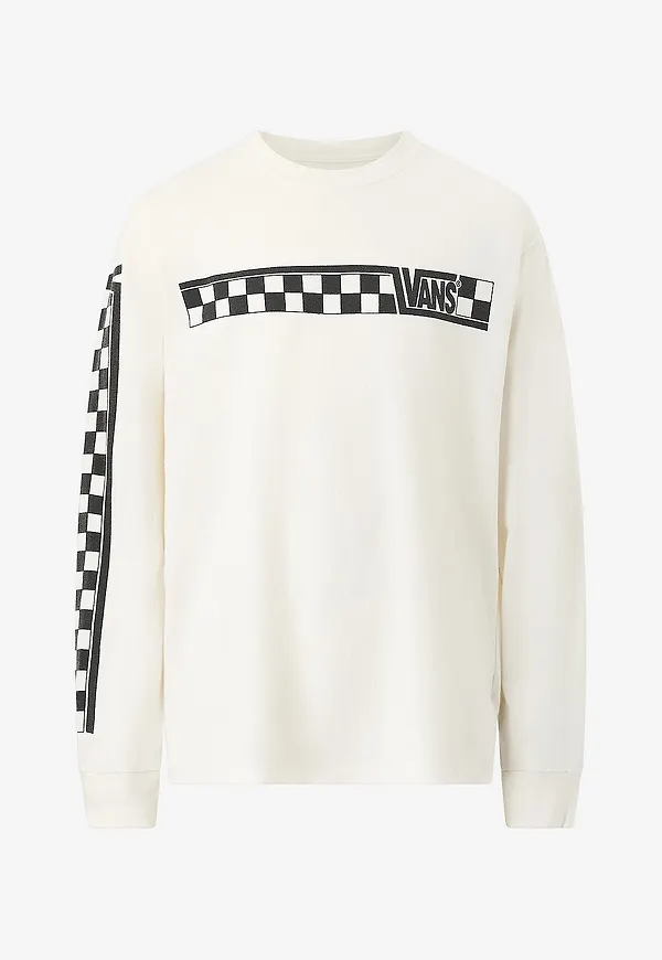Vans - Sweatshirt Vans Racing LS Tee - Vit