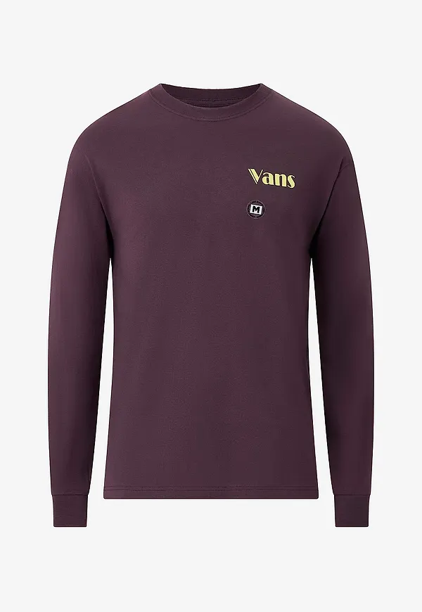 Vans - T-shirt Club Vans LS - Lila