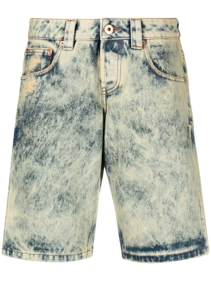 Vaquera jeansshorts med logotyp - Blå