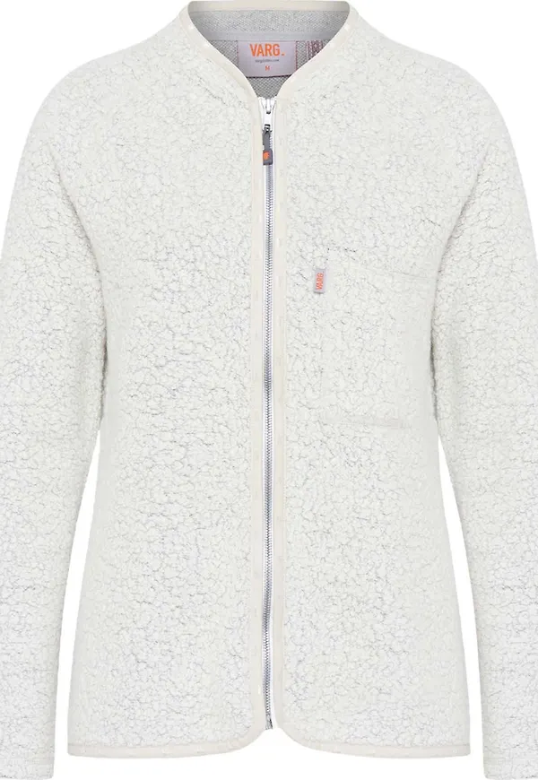 Varg Women's Styrsö Wool Zip Jersey Off White