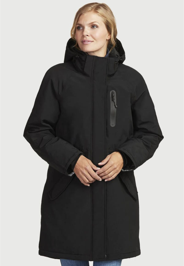 Varmfodrad parkas med tejpade sömmar