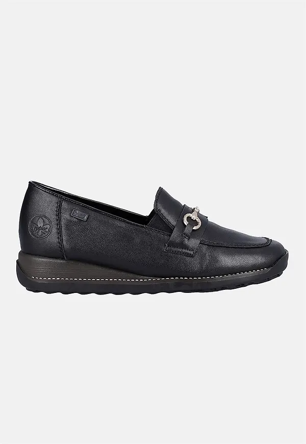 Vattenavvisande skinnloafer
