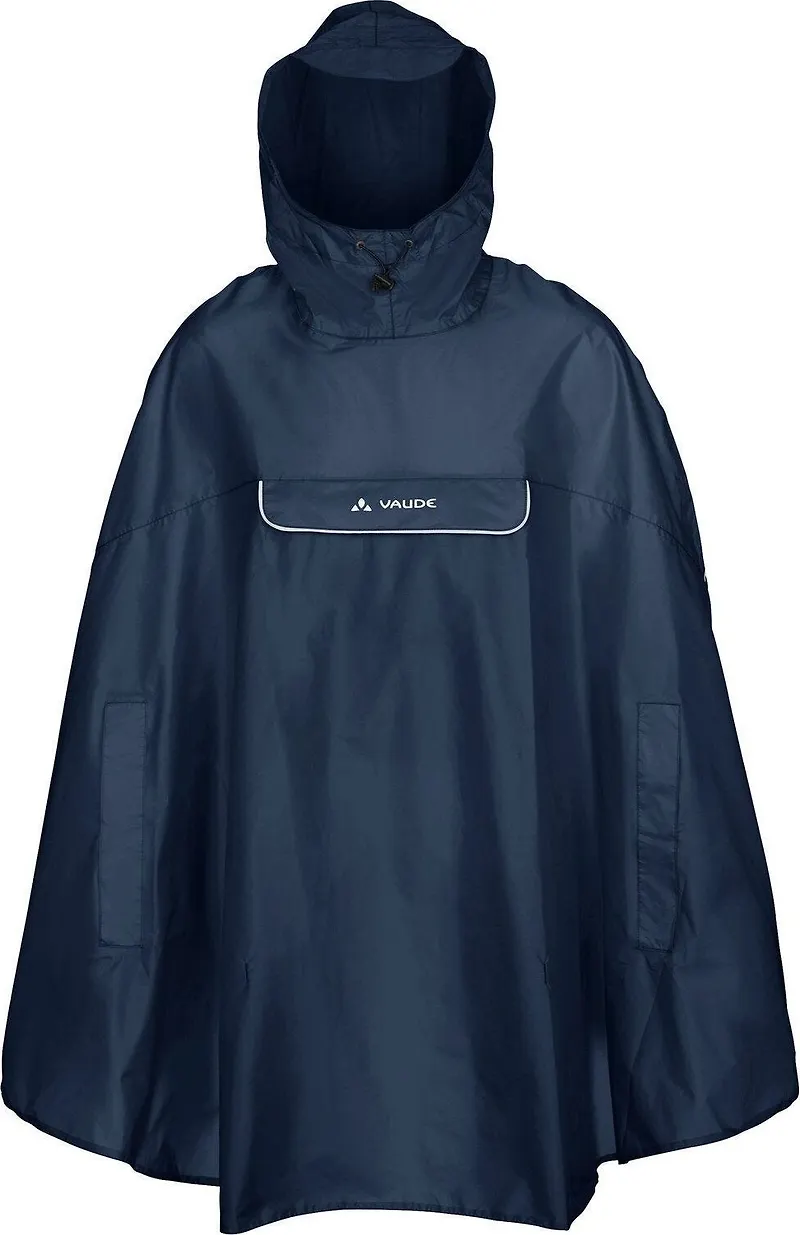 VAUDE Unisex Valdipino Rain Poncho Dark Sea Uni