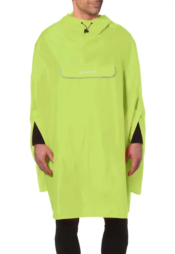 VAUDE Unisex Valdipino Rain Poncho Lemon