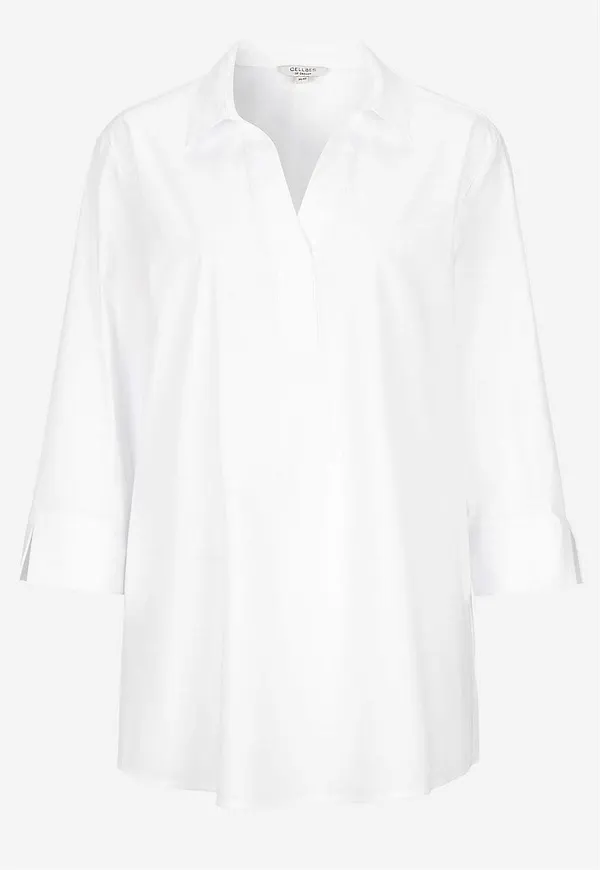 Vävd tunika i poplin