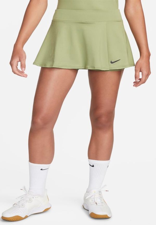 Veckad tenniskjol NikeCourt Dri-FIT Victory för kvinnor - Grön