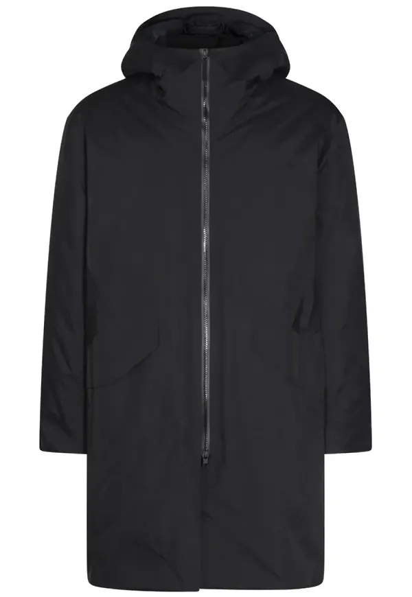 Veilance parkas med huva - Svart