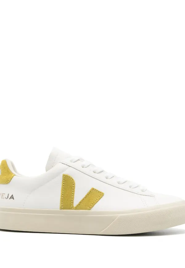 VEJA Campo lädersneakers - Vit