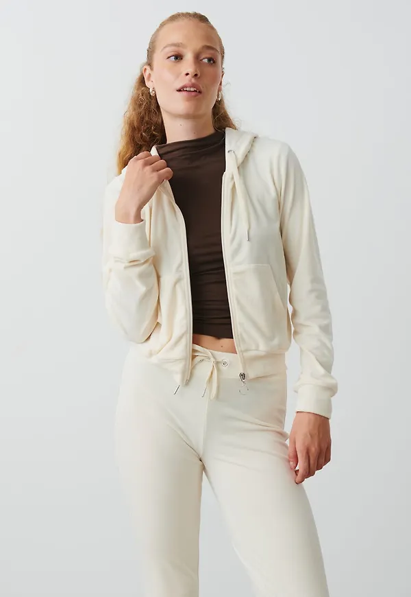 Velour hoodie