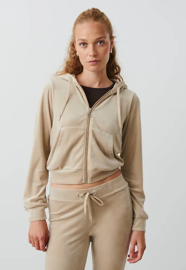 Velour hoodie
