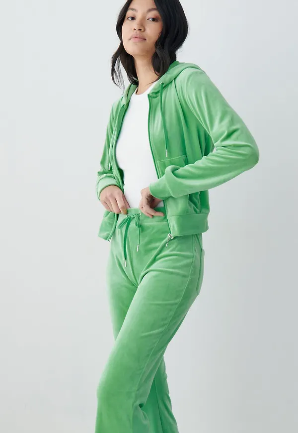 Velour trousers