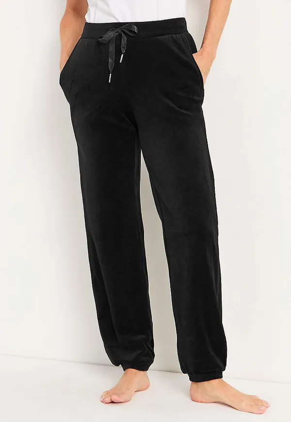 Velourbyxa med mudd Wilma