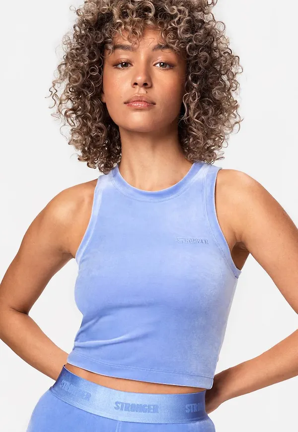 Velvet Crop Top