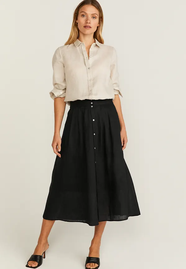 Vera linen skirt