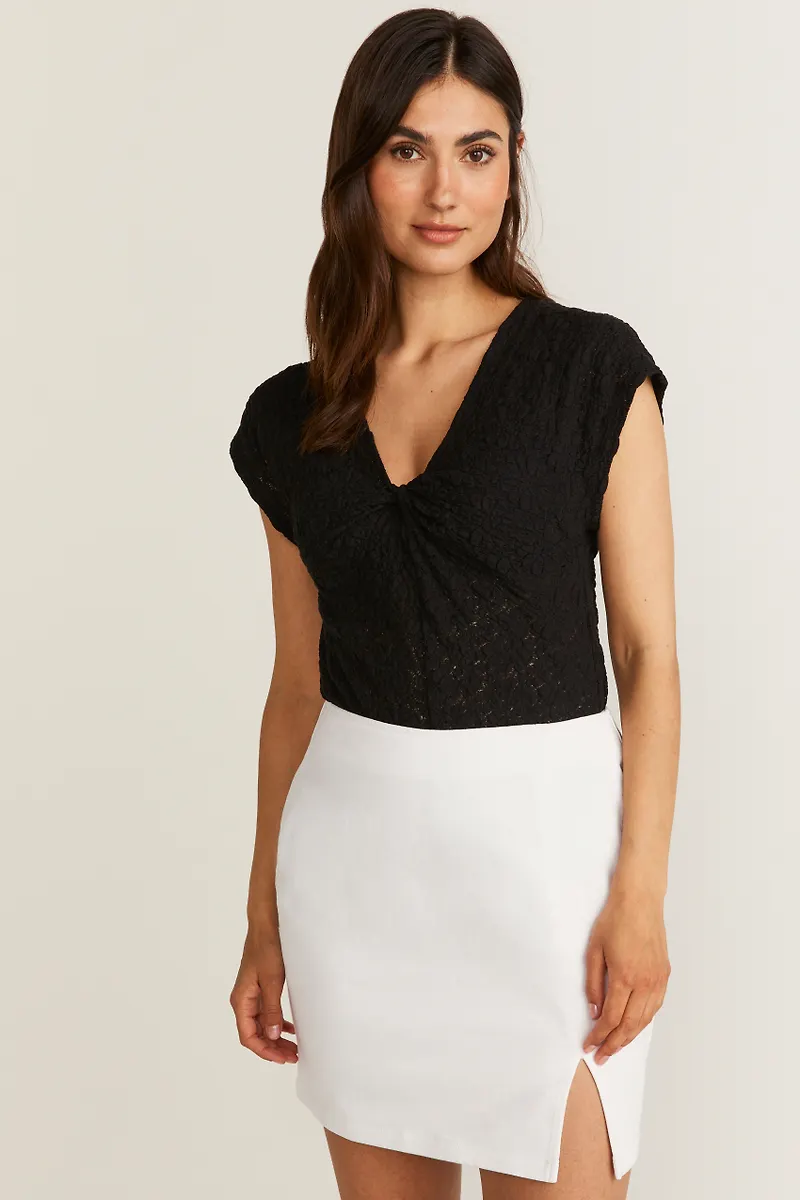 Vera twill skirt