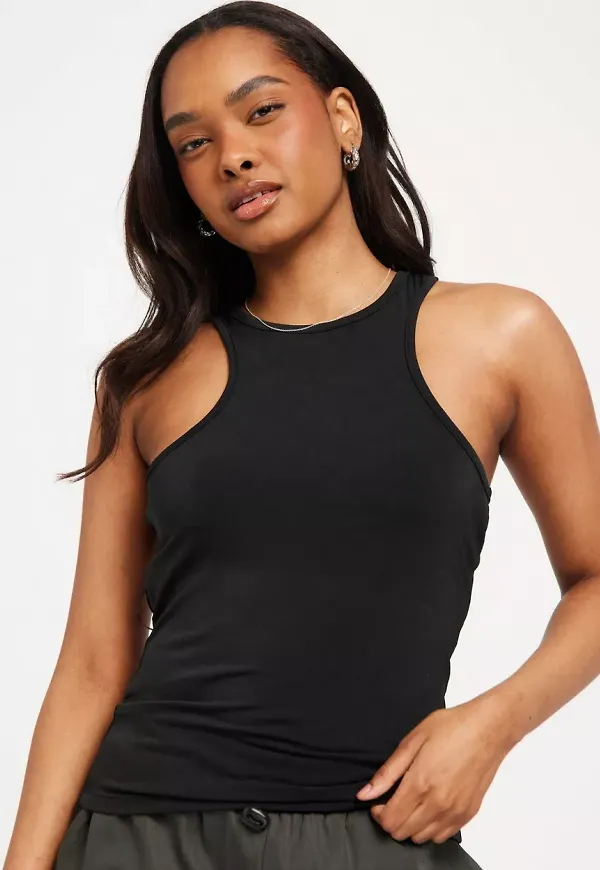 Vero Moda - Svart - Vmfrances Open Racer Back Top Vma