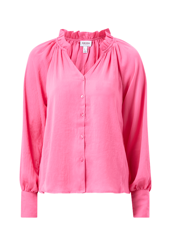 Vero Moda - Blus vmGeorgina LS Shirt - Rosa - 36/38