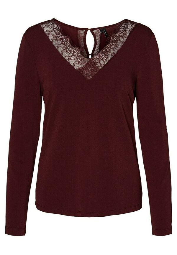 Vero Moda - Blusar - Röd - Dam - Storlek: S,Xs