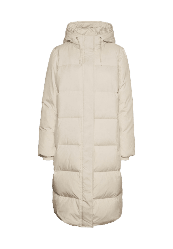 Vero Moda - Dunkappa vmEricaholly Long Down Jacket - Grå - 46