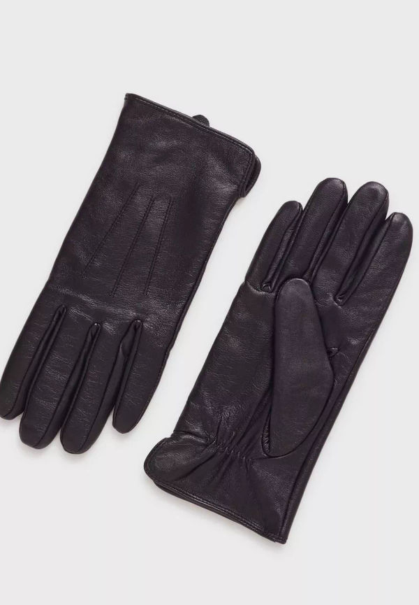 Vero Moda - Handskar - Black - Vmviola Leather Gloves Noos - Handskar & Vantar