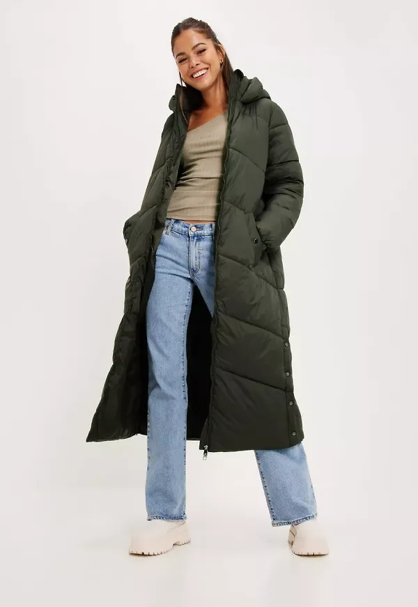 Vero Moda - Jackor - Peat - Vmuppsala Long Coat Noos - Jackor & Kappor - Jackets