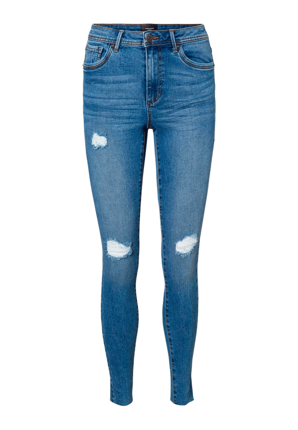 Vero Moda - Jeans vmTanya Mr S Piping Dst Raw J VI349 - Blå