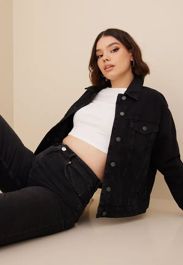 Vero Moda - Jeansjackor - Vmkatrina Ls Loose Jacket Mix Ga No - Jackor - denim jackets
