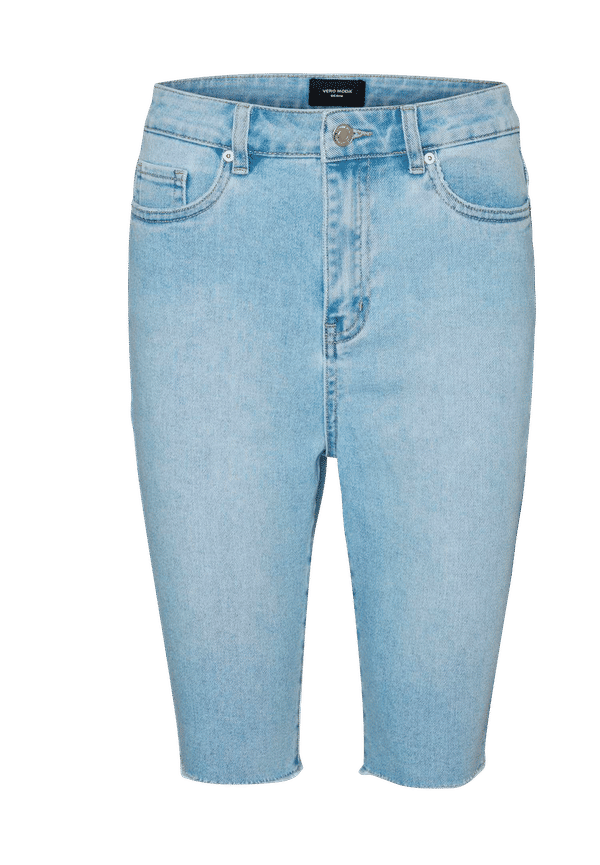 Vero Moda - Jeansshorts vmLoa Faith HR L Dnm Shorts Mix - Blå