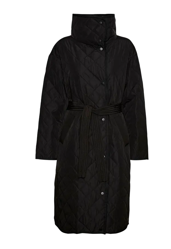 Vero Moda - Kappa vmAdelakim Long Coat - Svart