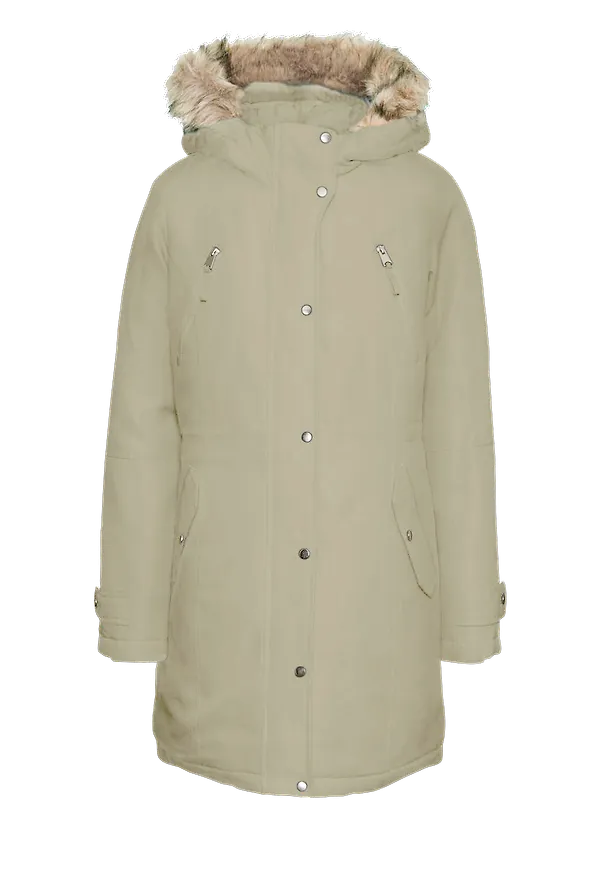 Vero Moda - Kappa vmTrack Parka Coat - Brun