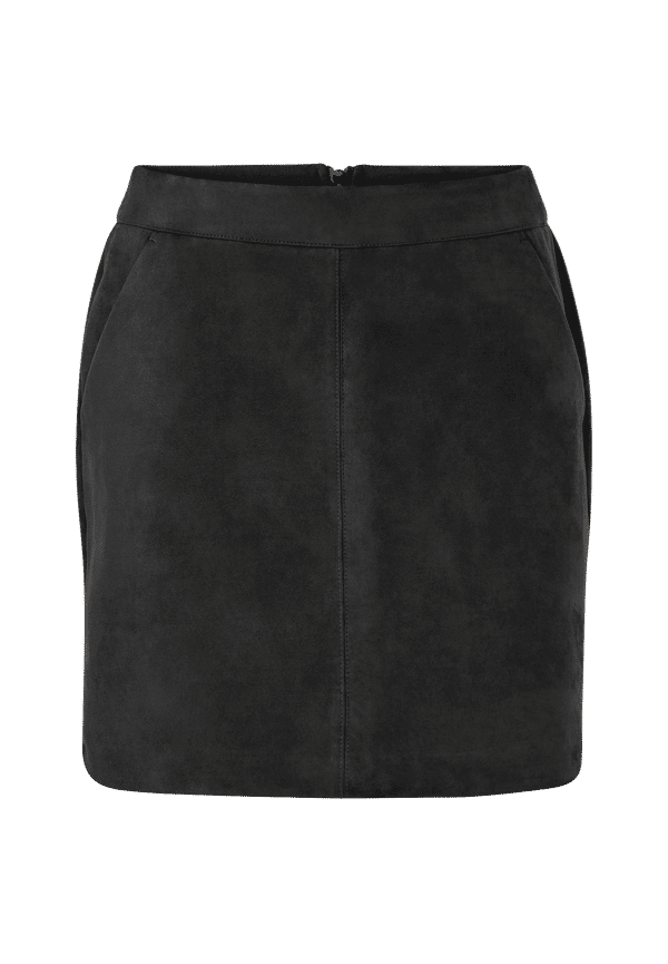 Vero Moda - Kjol vmDonnadina Faux Suede Short Skirt - Svart
