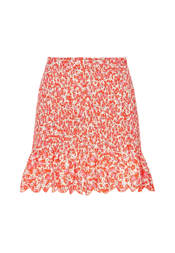 Vero Moda - Kjol vmNica HW Short Skirt Wvn - Röd