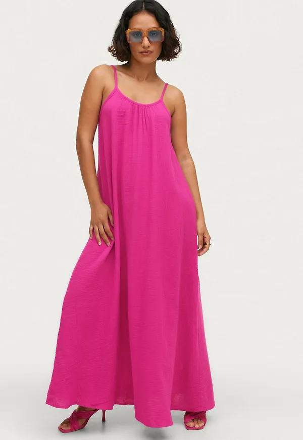 Vero Moda - Maxiklänning vmNatali Singlet Ankle Dress Wvn - Rosa