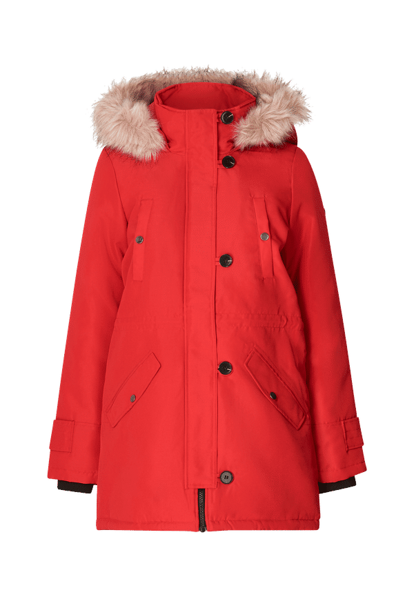 Vero Moda - Parkas vmStorm 3/4 Parka - Röd