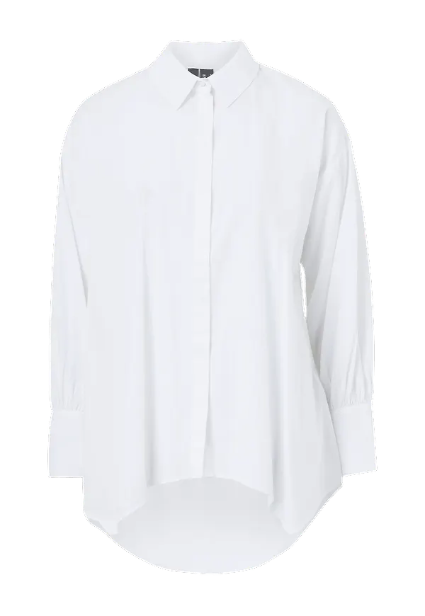 Vero Moda - Skjorta vmAndi L/S Long Shirt - Vit