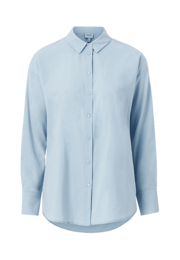Vero Moda - Skjorta vmIndia Loose L/S Shirt - Blå
