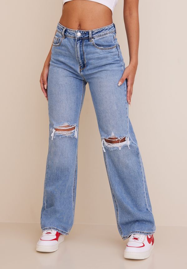 Vero Moda - Straight - Vmkithy Hr Straight Jeans LI363 Noo - Jeans - Straight